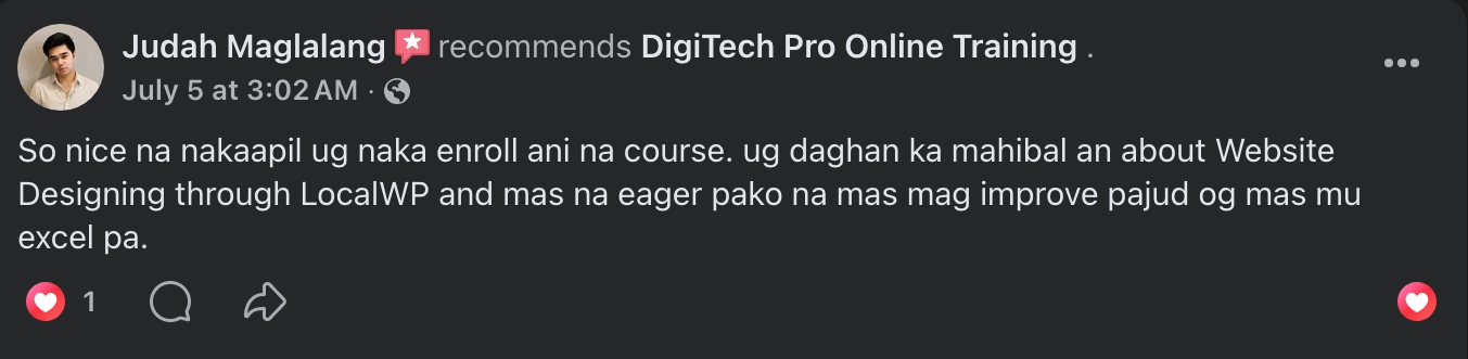 Student Testimonial 3